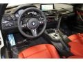 2015 BMW M4 Sakhir Orange/Black Interior Interior Photo