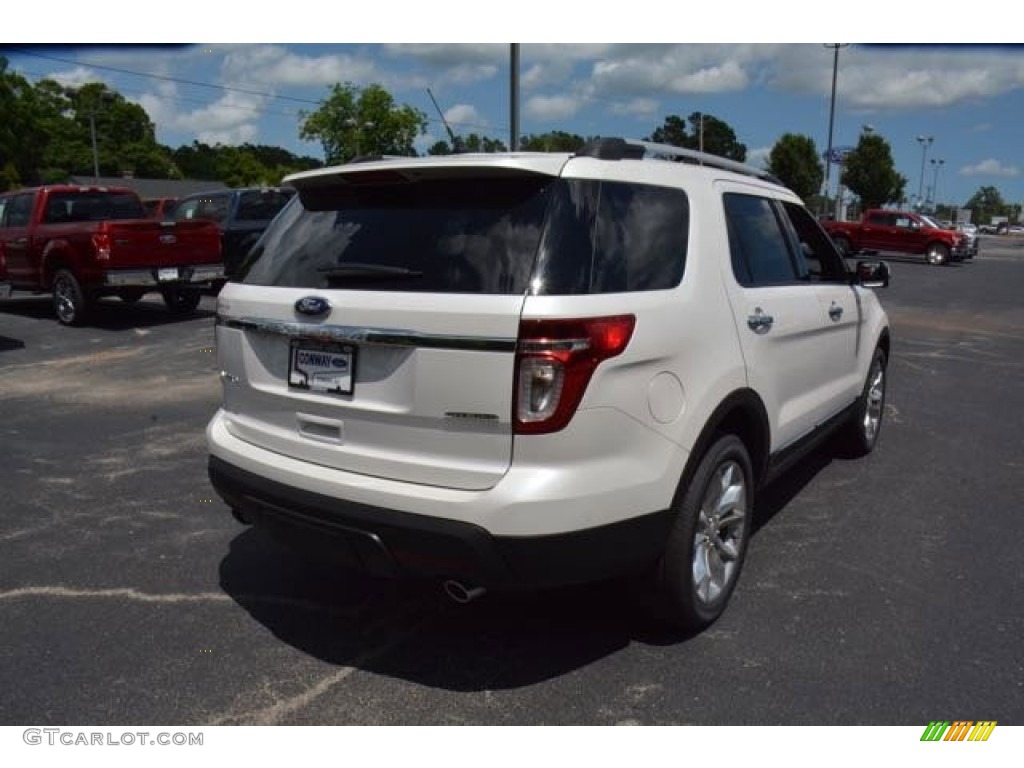 2015 Explorer Limited - Oxford White / Medium Light Stone photo #5