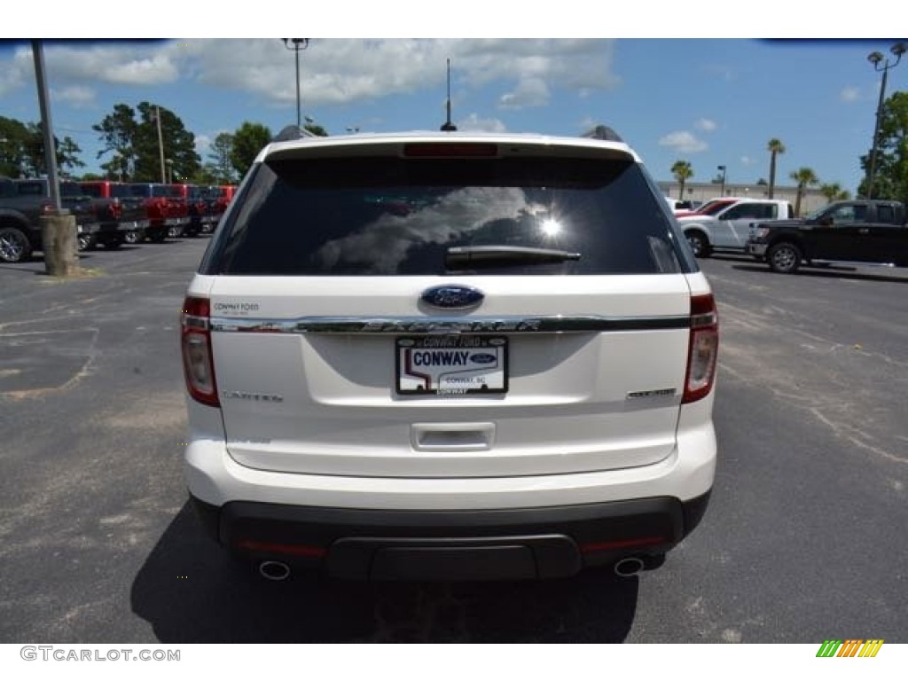 2015 Explorer Limited - Oxford White / Medium Light Stone photo #6