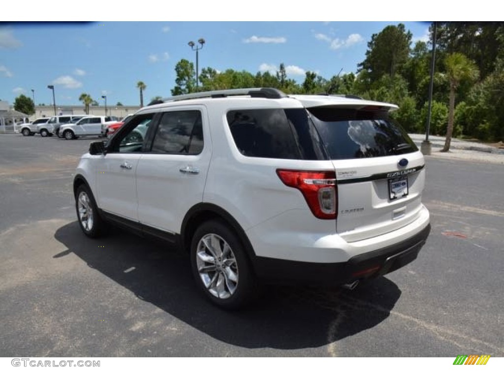 2015 Explorer Limited - Oxford White / Medium Light Stone photo #8