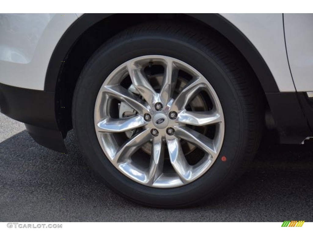 2015 Explorer Limited - Oxford White / Medium Light Stone photo #10