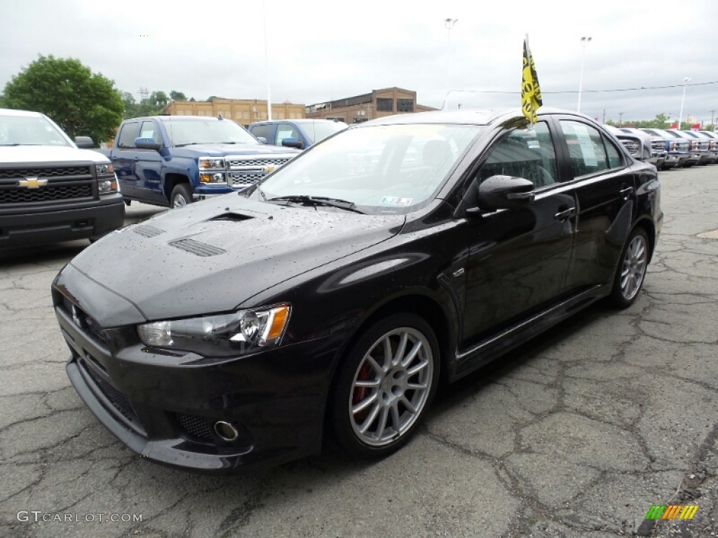 Phantom Black 2015 Mitsubishi Lancer Evolution GSR Exterior Photo #104395887