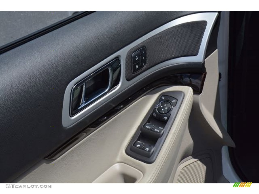 2015 Explorer Limited - Oxford White / Medium Light Stone photo #23