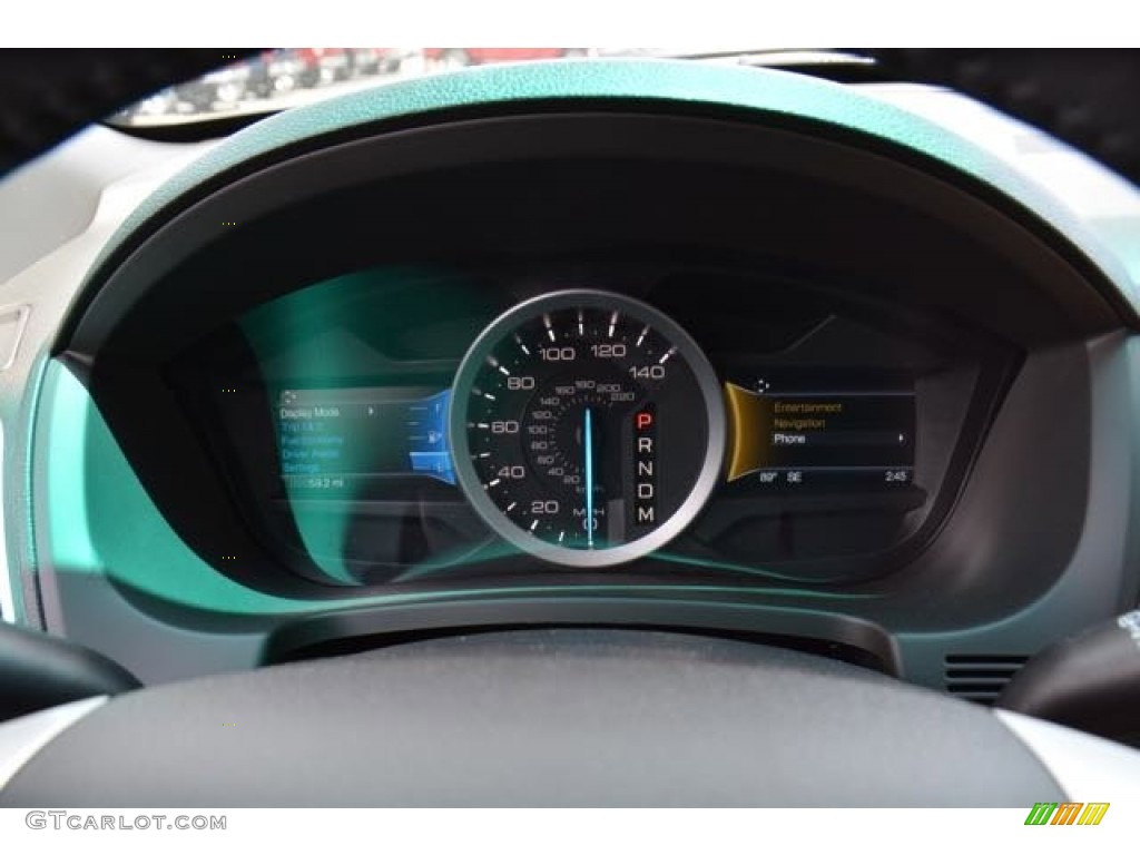 2015 Explorer Limited - Oxford White / Medium Light Stone photo #24