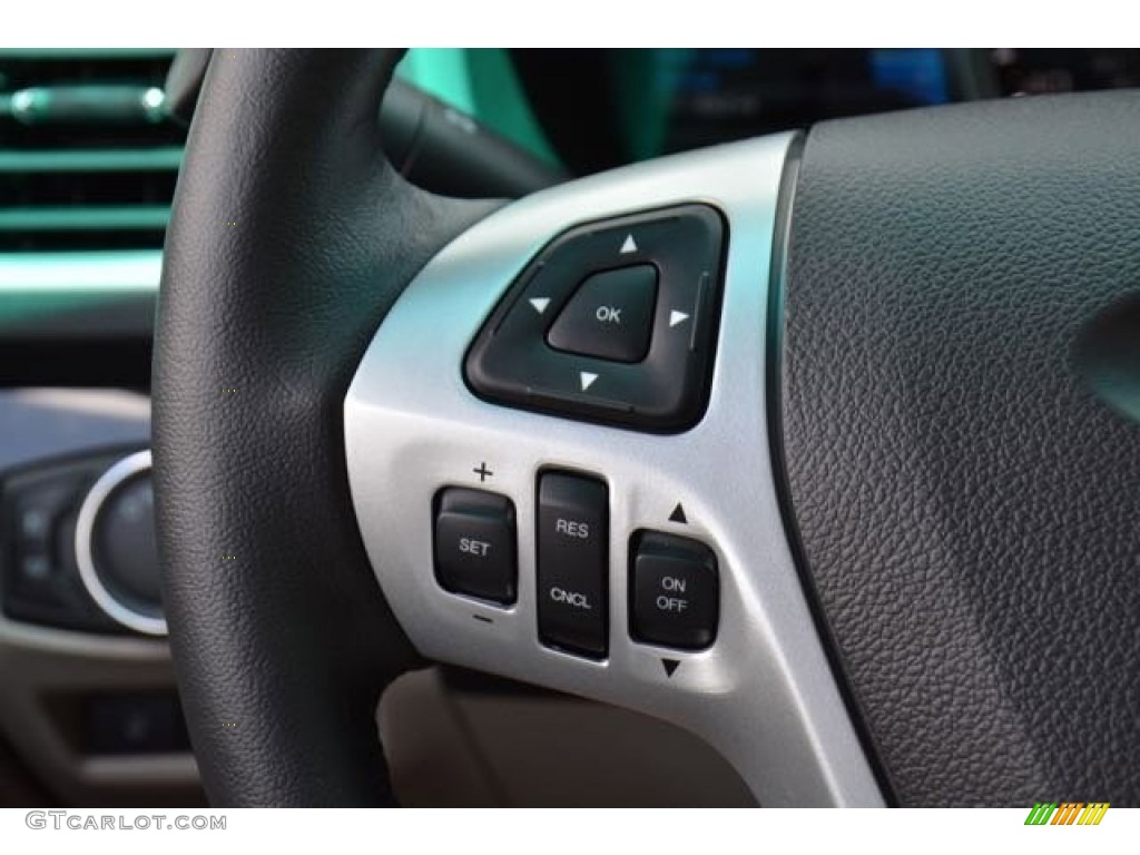 2015 Explorer Limited - Oxford White / Medium Light Stone photo #25