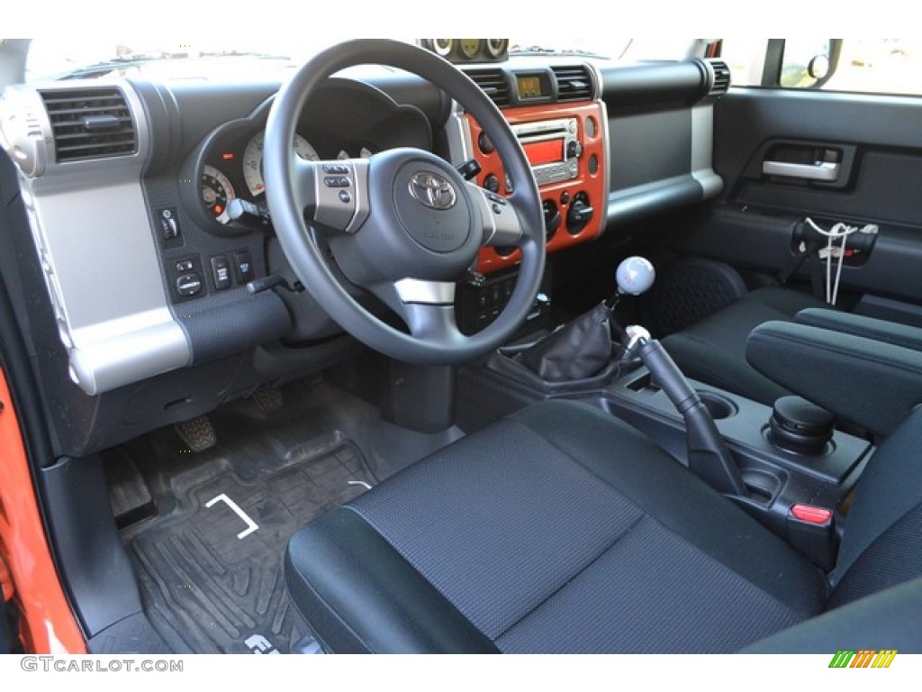2014 FJ Cruiser 4WD - Magma Orange / Dark Charcoal photo #7