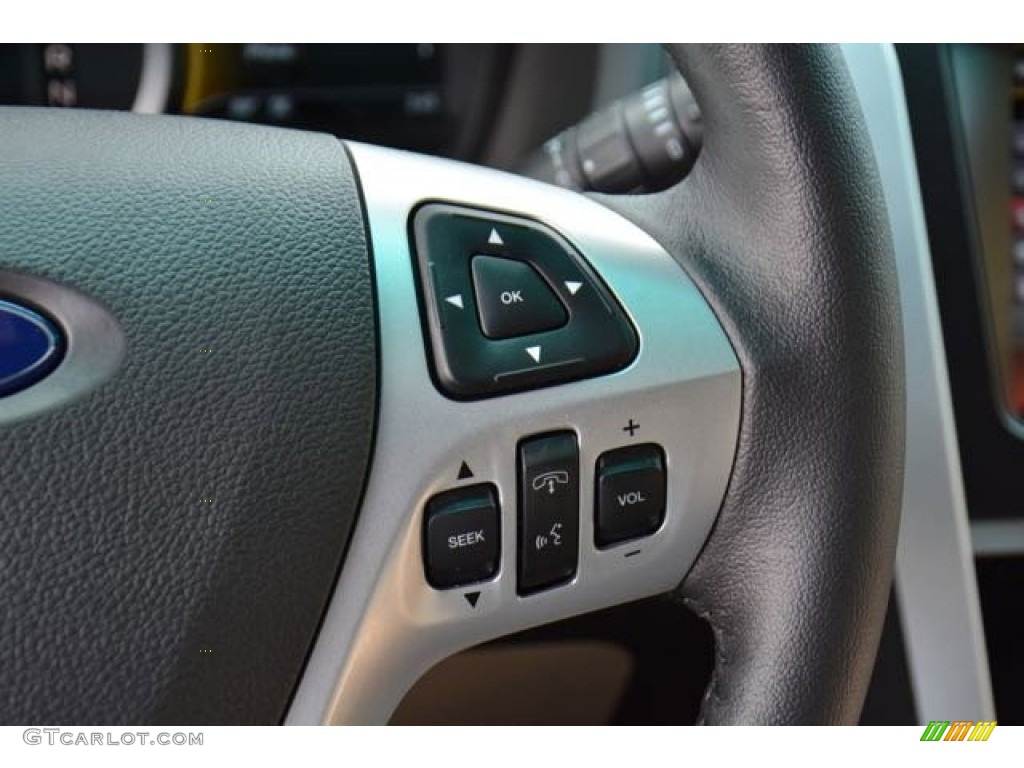 2015 Explorer Limited - Oxford White / Medium Light Stone photo #26