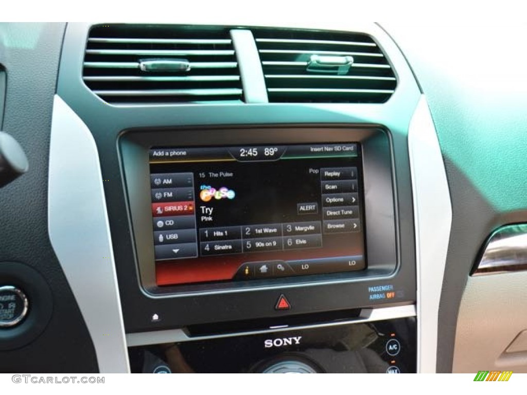 2015 Explorer Limited - Oxford White / Medium Light Stone photo #27