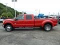 2015 Vermillion Red Ford F350 Super Duty Lariat Crew Cab 4x4 DRW  photo #5