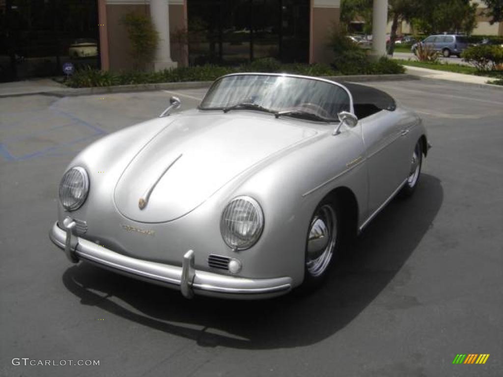 Silver Porsche 356