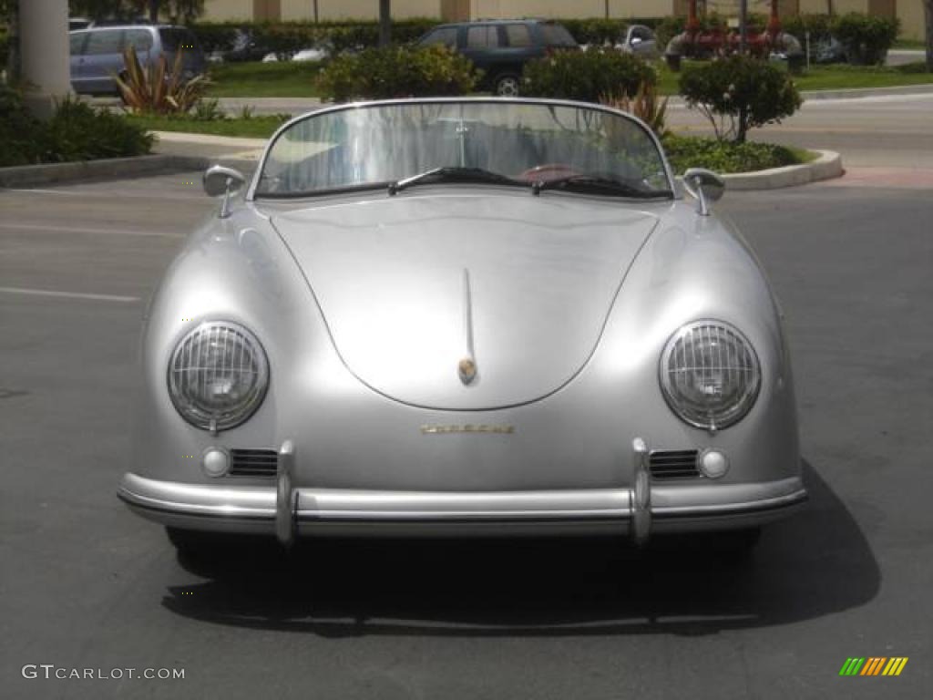 1956 356 Speedster ReCreation - Silver / Cabernet photo #7
