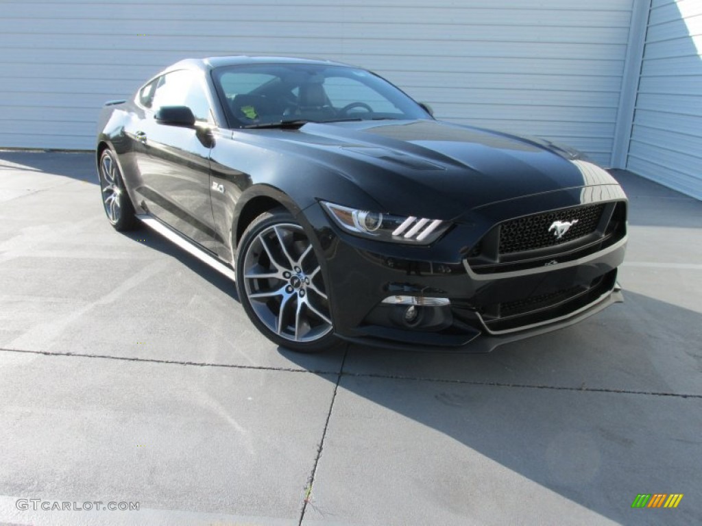 2015 Mustang GT Premium Coupe - Black / Ebony photo #2