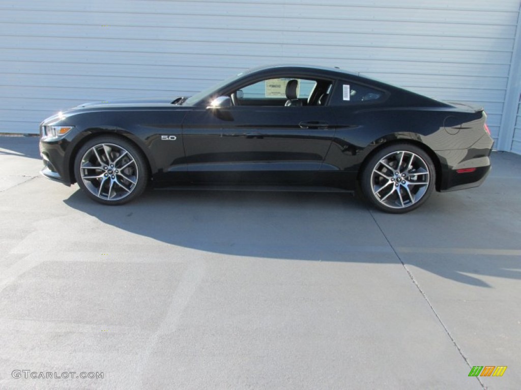 2015 Mustang GT Premium Coupe - Black / Ebony photo #6