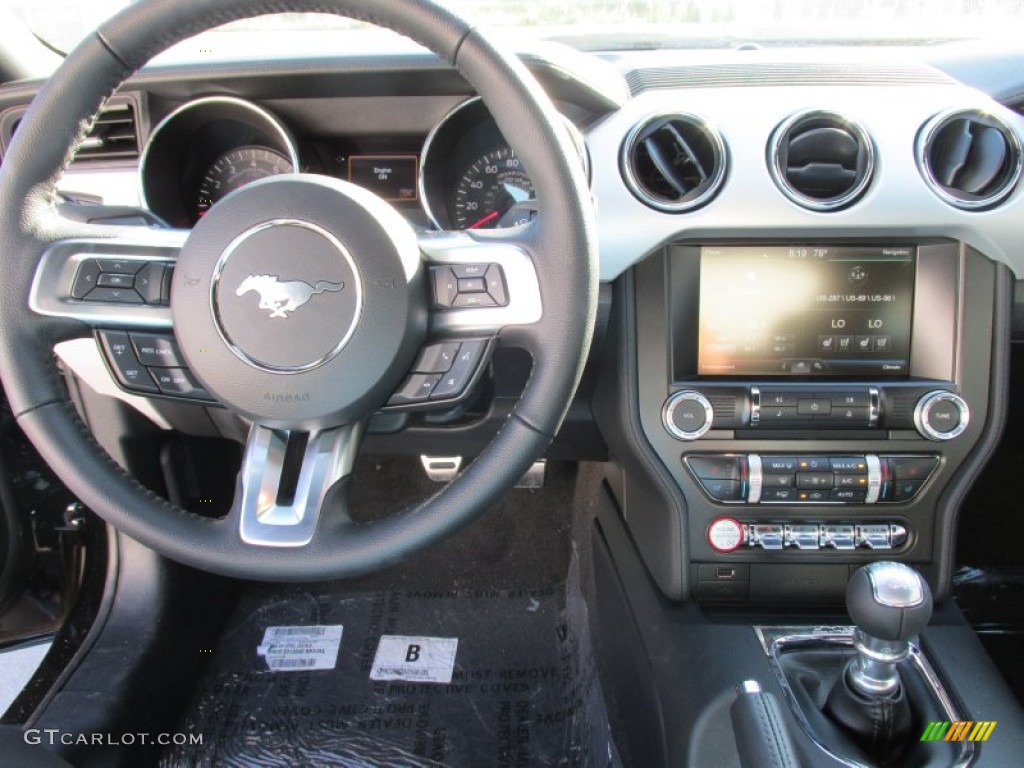 2015 Mustang GT Premium Coupe - Black / Ebony photo #22
