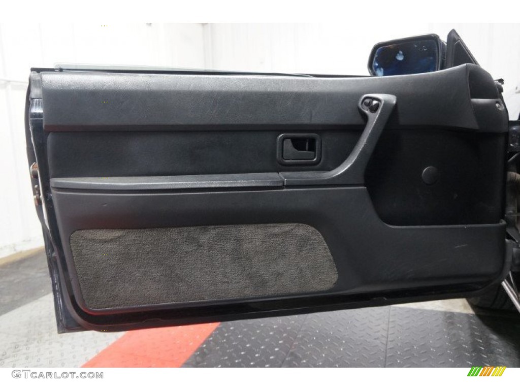 1984 BMW 6 Series 633CSi Black Door Panel Photo #104402196