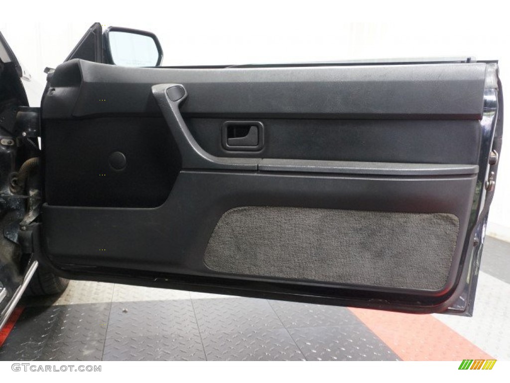 1984 BMW 6 Series 633CSi Black Door Panel Photo #104402208