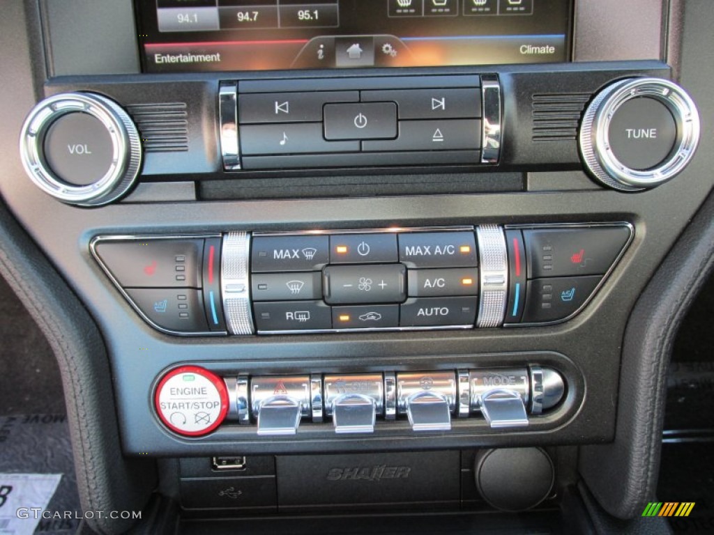 2015 Mustang GT Premium Coupe - Black / Ebony photo #25