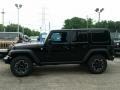 2015 Black Jeep Wrangler Unlimited Rubicon 4x4  photo #3