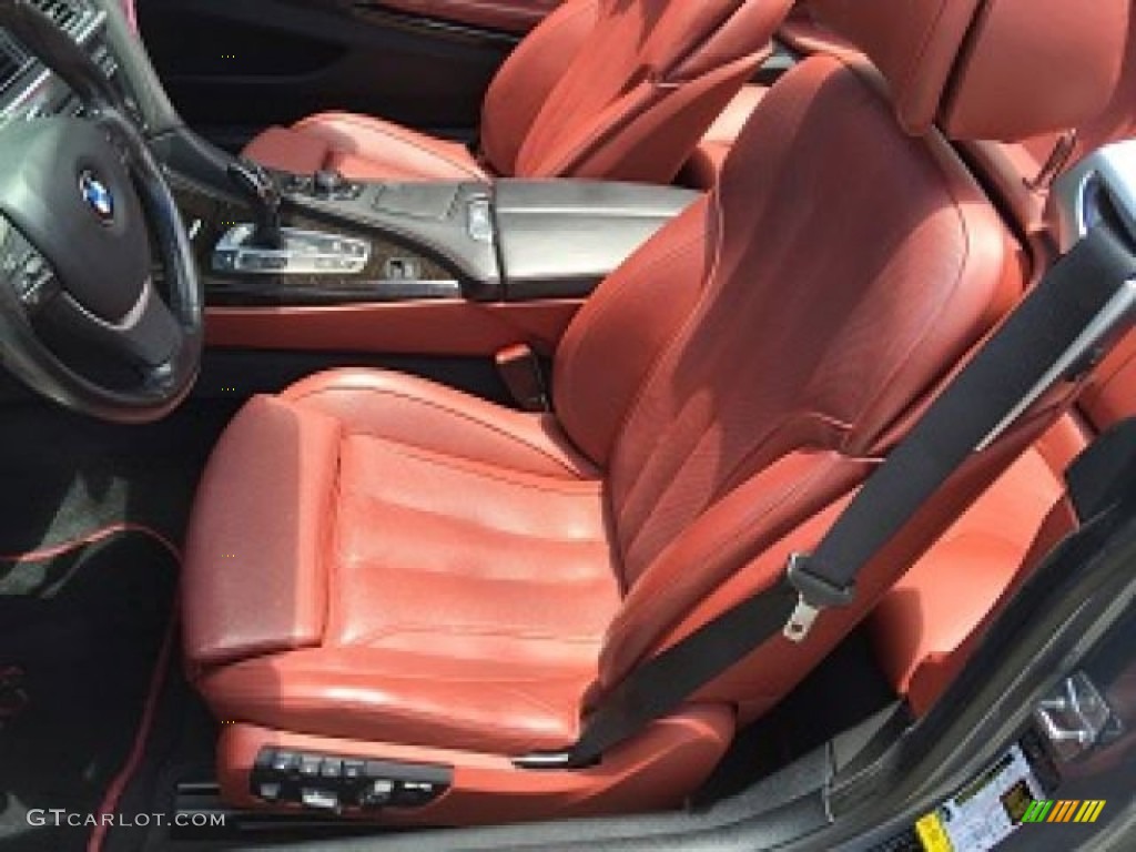 2012 6 Series 650i Convertible - Space Gray Metallic / Vermillion Red Nappa Leather photo #4