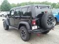 2015 Black Jeep Wrangler Unlimited Rubicon 4x4  photo #4