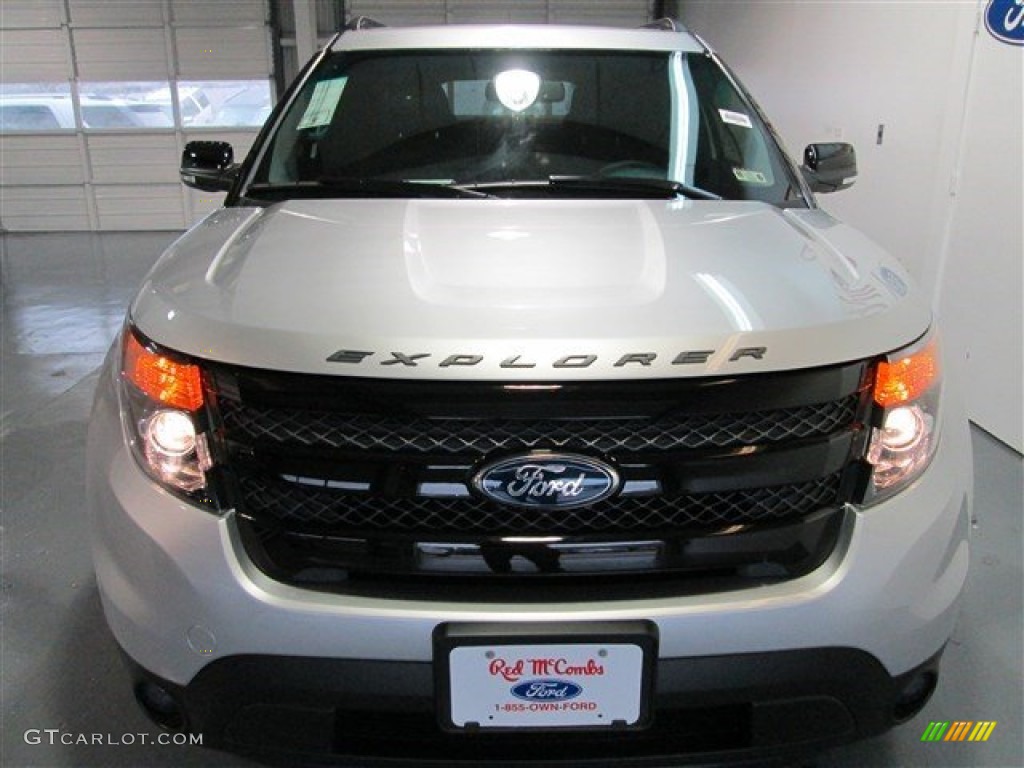 2015 Explorer Sport 4WD - Ingot Silver / Sport Charcoal Black photo #2