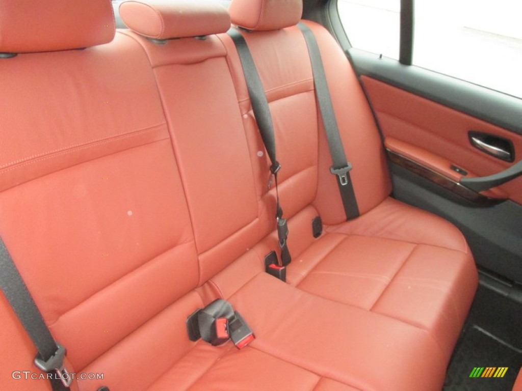 2010 3 Series 335i Sedan - Space Gray Metallic / Coral Red/Black Dakota Leather photo #13