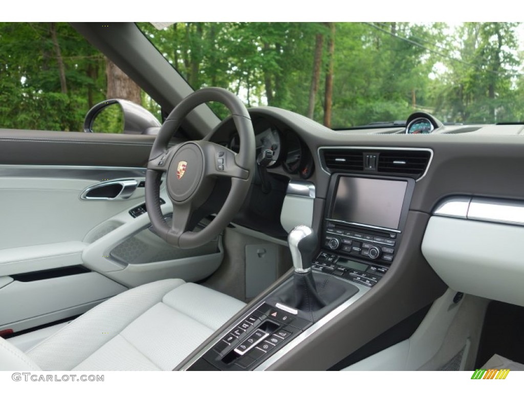 2014 Porsche 911 Carrera S Cabriolet Agate Grey/Pebble Grey Dashboard Photo #104413702