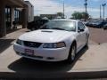 2001 Oxford White Ford Mustang V6 Coupe  photo #15