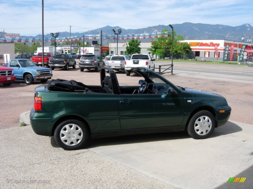 2001 Cabrio GLS - Bright Green Pearl / Black photo #6
