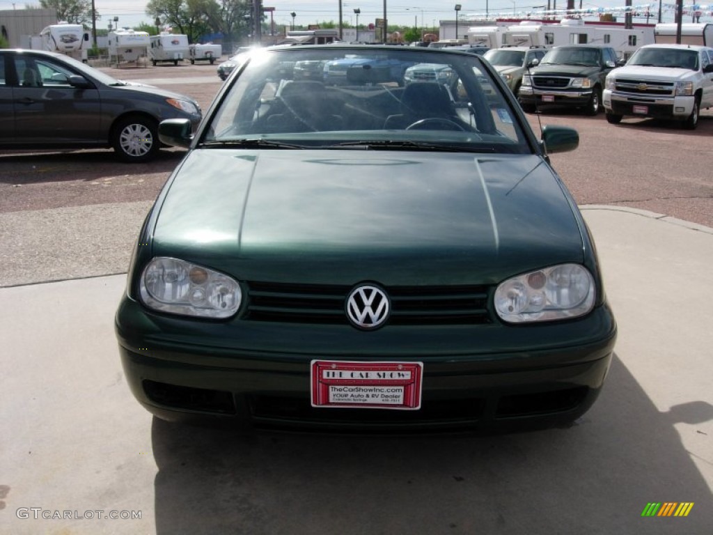 2001 Cabrio GLS - Bright Green Pearl / Black photo #8