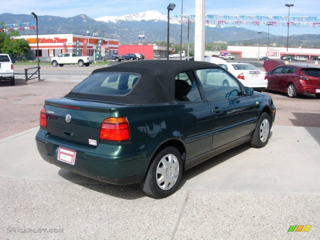 2001 Cabrio GLS - Bright Green Pearl / Black photo #13