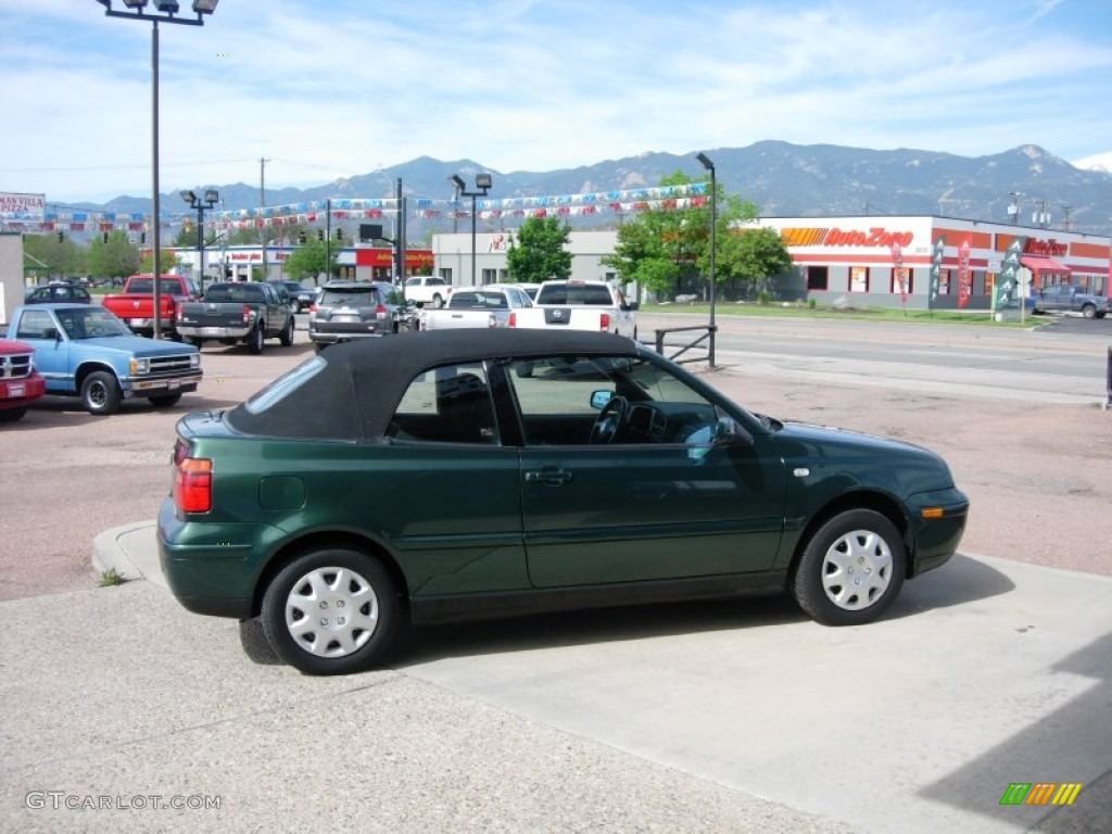 2001 Cabrio GLS - Bright Green Pearl / Black photo #14
