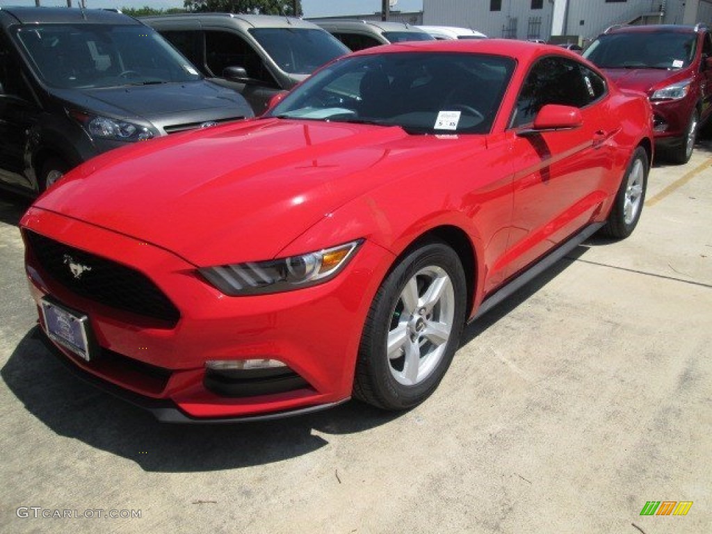 2015 Mustang V6 Coupe - Race Red / Ebony photo #7
