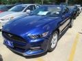 2015 Deep Impact Blue Metallic Ford Mustang V6 Coupe  photo #8