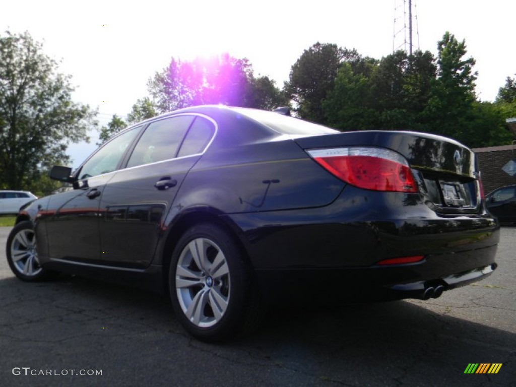2010 5 Series 528i Sedan - Monaco Blue Metallic / Cream Beige photo #8