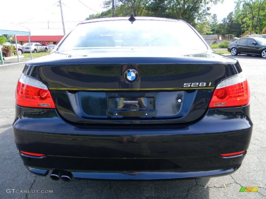 2010 5 Series 528i Sedan - Monaco Blue Metallic / Cream Beige photo #9