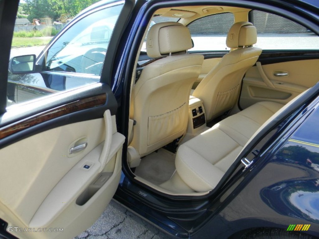 2010 5 Series 528i Sedan - Monaco Blue Metallic / Cream Beige photo #19
