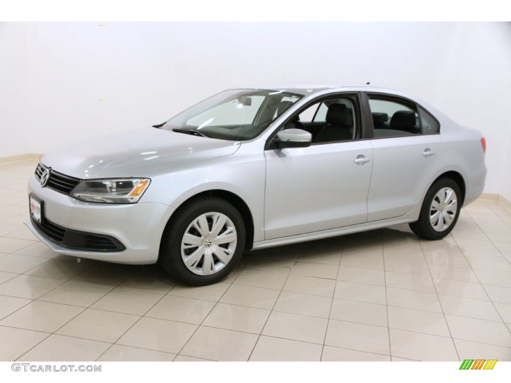 2014 Jetta SE Sedan - Reflex Silver Metallic / Titan Black photo #3