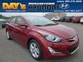 2016 Red Hyundai Elantra Value Edition  photo #1