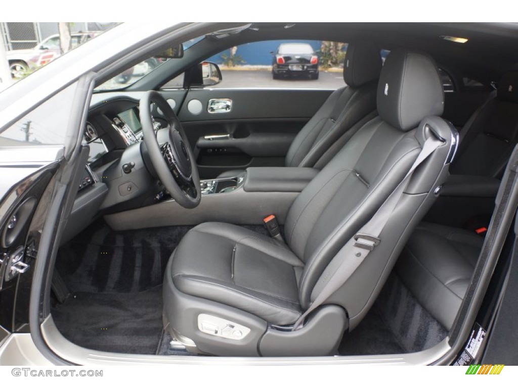 Black Interior 2015 Rolls-Royce Wraith Standard Wraith Model Photo #104429936
