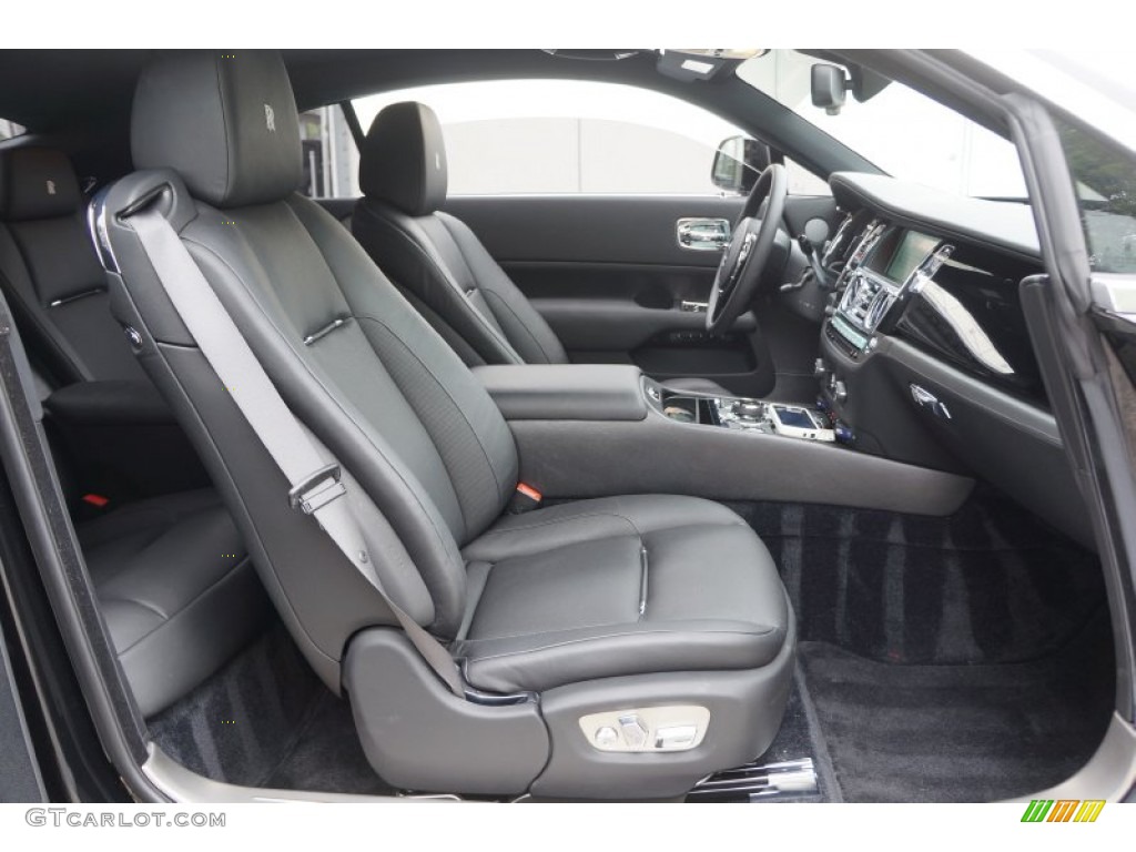 Black Interior 2015 Rolls-Royce Wraith Standard Wraith Model Photo #104430155