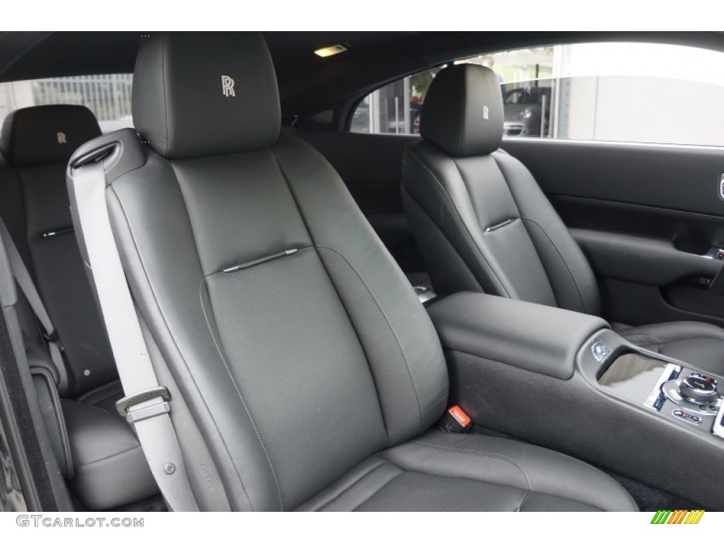 Black Interior 2015 Rolls-Royce Wraith Standard Wraith Model Photo #104430175