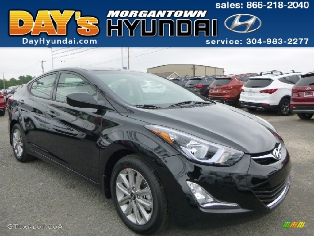 2016 Elantra SE - Phantom Black / Gray photo #1