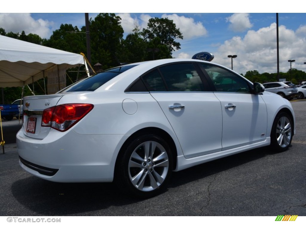 2013 Cruze LTZ - Summit White / Cocoa/Light Neutral photo #3