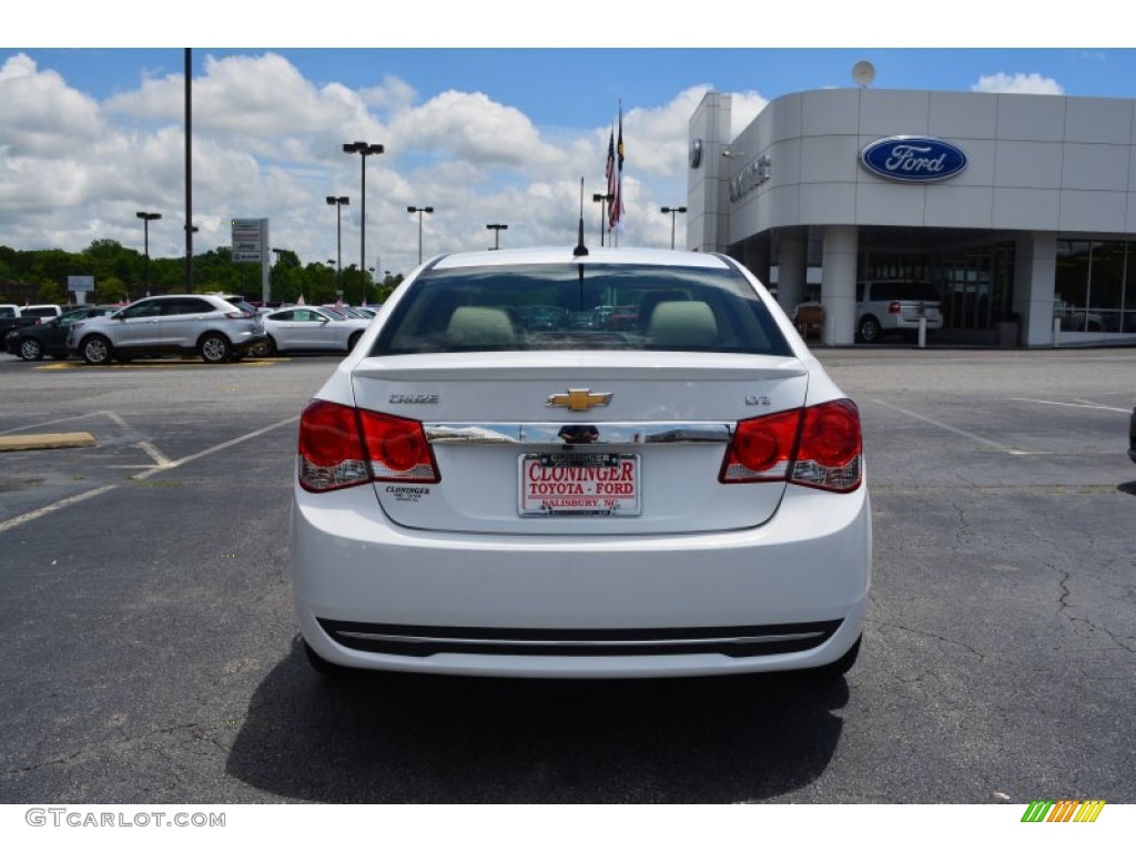 2013 Cruze LTZ - Summit White / Cocoa/Light Neutral photo #4