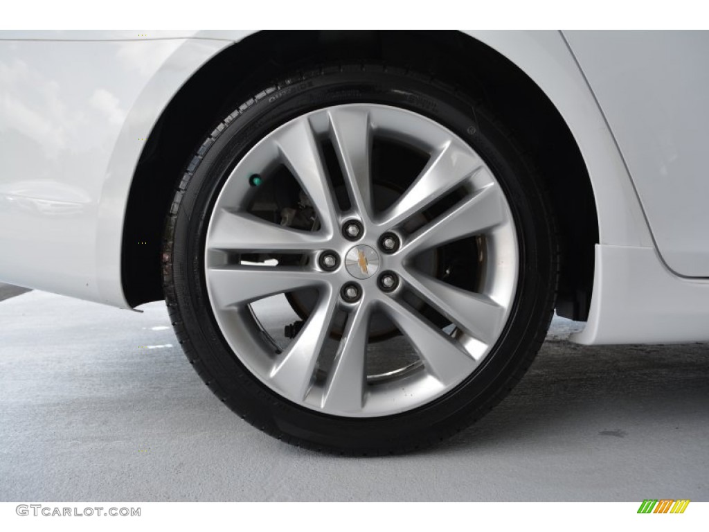 2013 Cruze LTZ - Summit White / Cocoa/Light Neutral photo #8