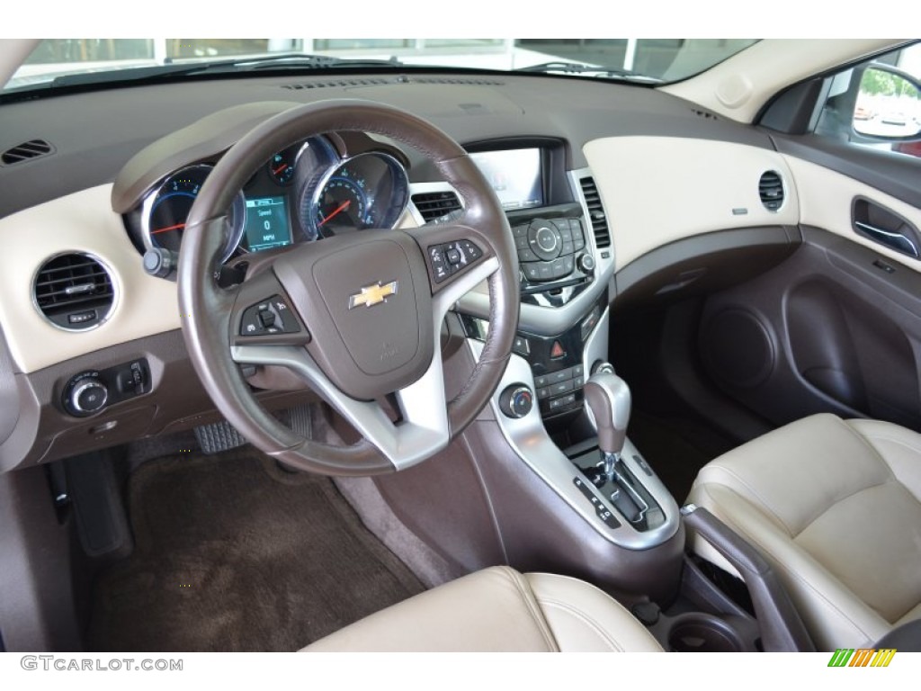2013 Cruze LTZ - Summit White / Cocoa/Light Neutral photo #11