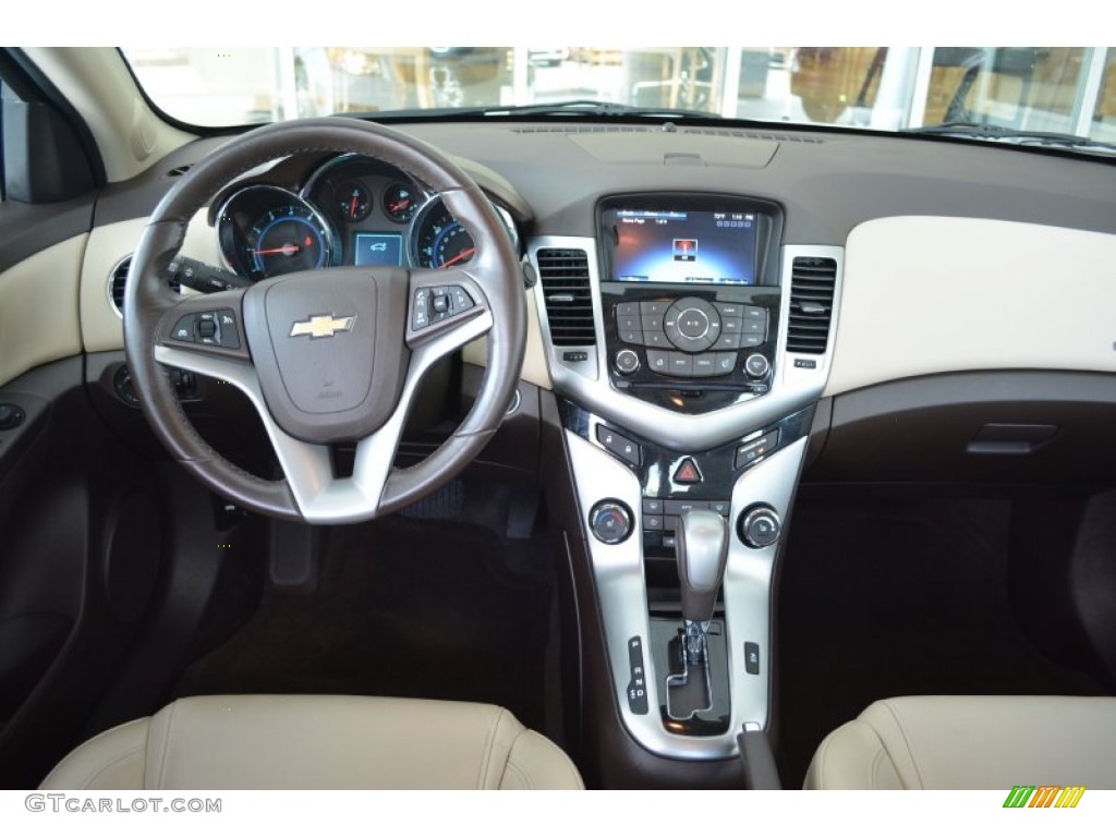 2013 Cruze LTZ - Summit White / Cocoa/Light Neutral photo #12