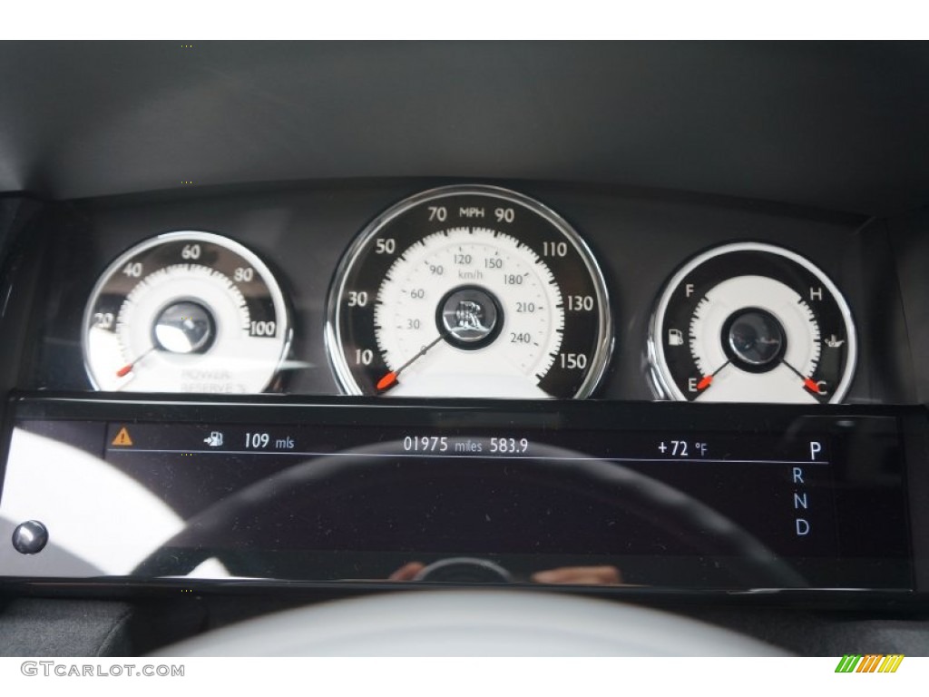 2015 Rolls-Royce Wraith Standard Wraith Model Gauges Photo #104430649