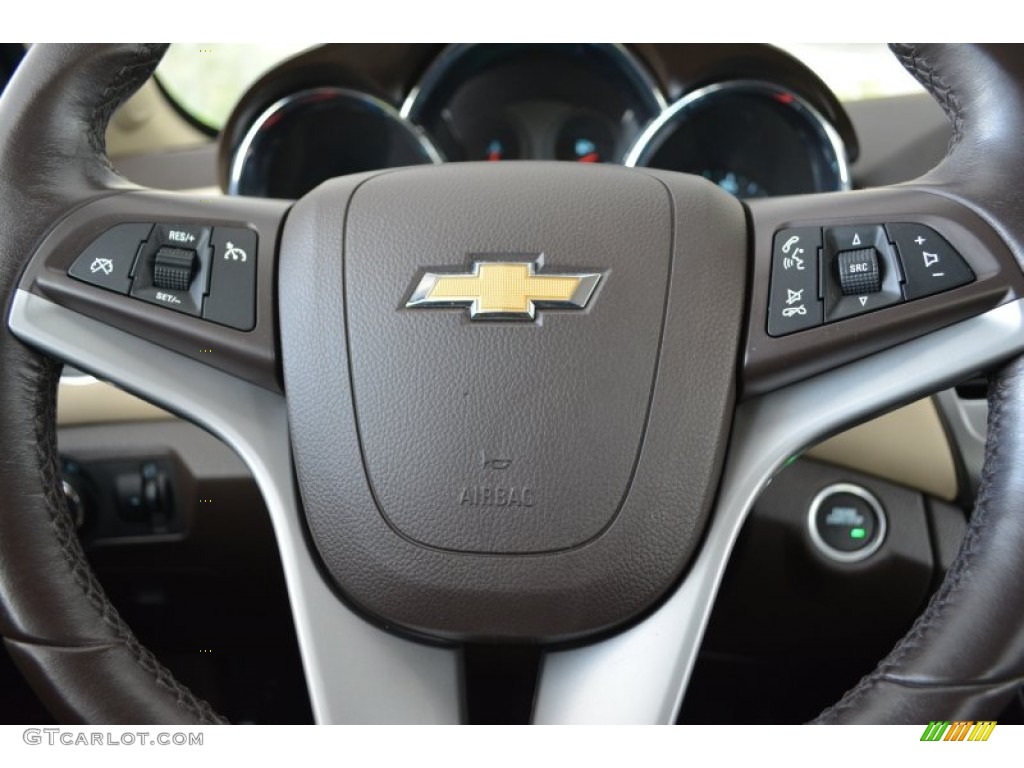 2013 Cruze LTZ - Summit White / Cocoa/Light Neutral photo #28